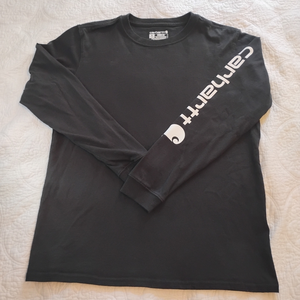 Carhartt Loose Fit Black Long Sleeve Tee